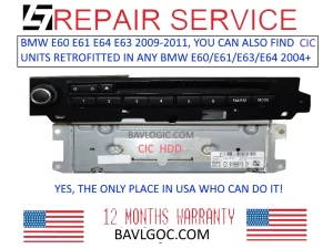 BMW CIC REPAIRED BY BAVLOGIC