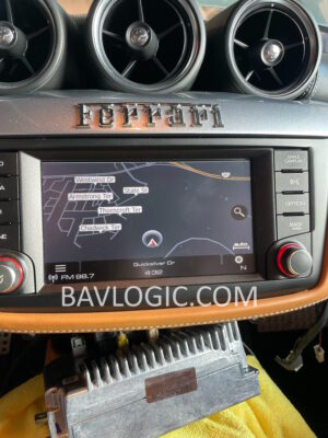 Ferrari Navigation Repaired by Bavlogic