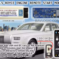 Rolls-Royce Phantom, DropHead, Coupe RR1 2002-2012 Remote Start Module BAVLOGIC